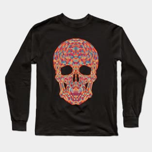 Geometric Skull Long Sleeve T-Shirt